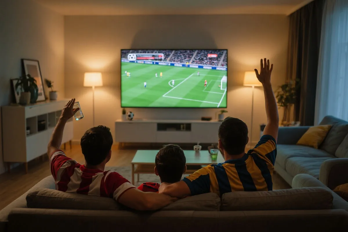 观赛场景示意图